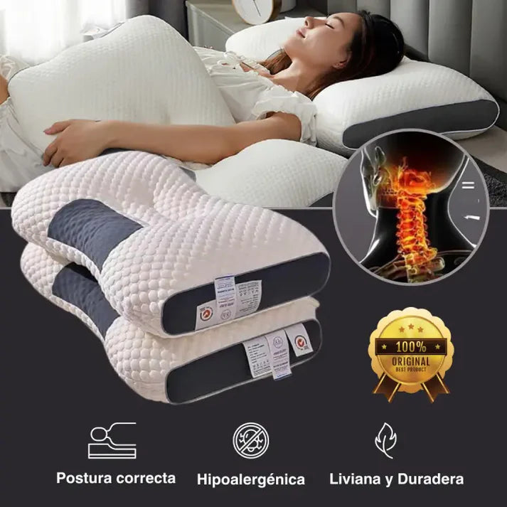 DreamoRest - Almohada Ergonomica Ortopédica Inteligente *PROMO 2X1*